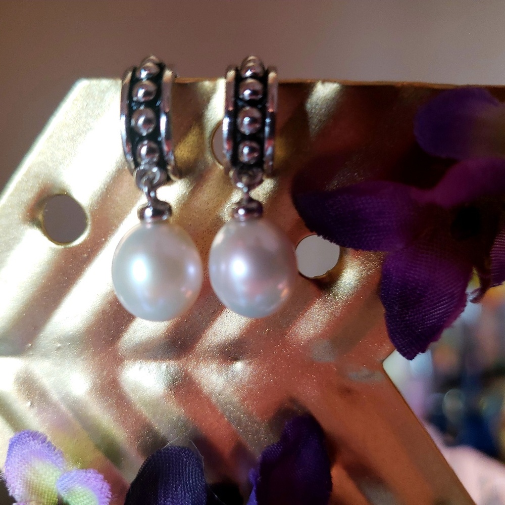 Final Markdown REAL Pearl Earrings From Macys! NEW